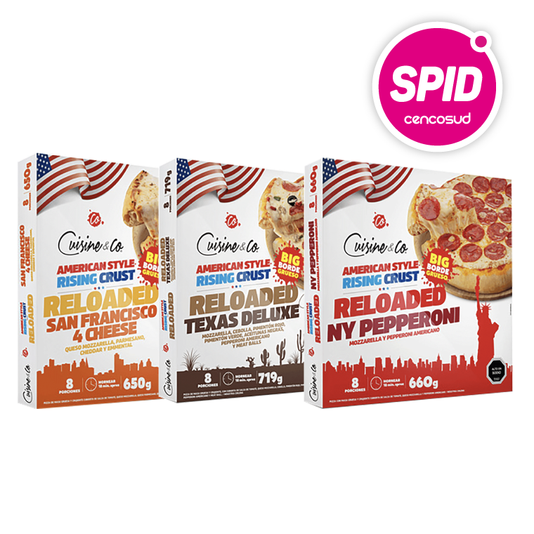 Pizzas Cuisine & Co en oferta pagando con CencoPay en Spid