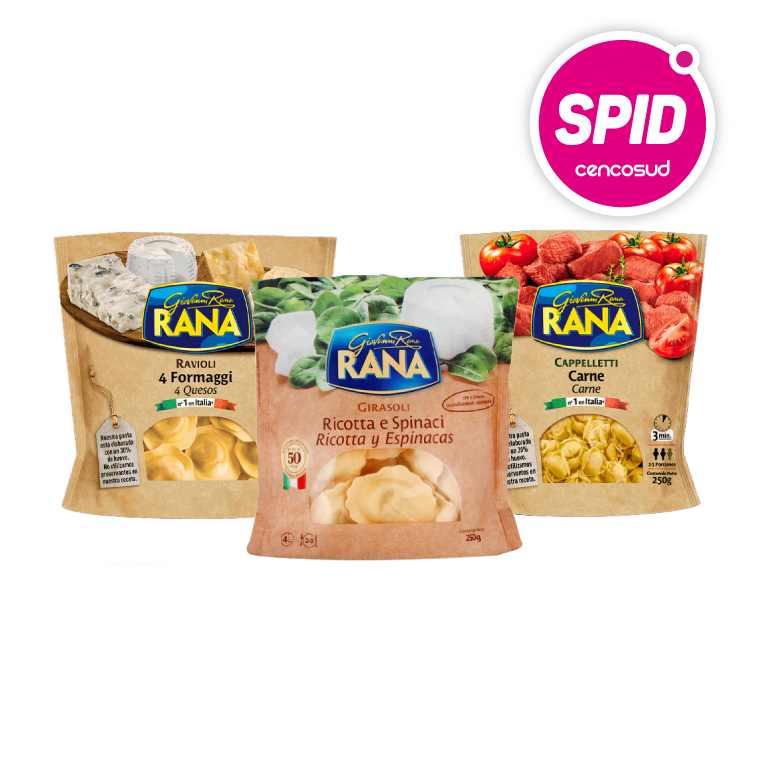 Pasta Rana en oferta pagando con CencoPay en Spid