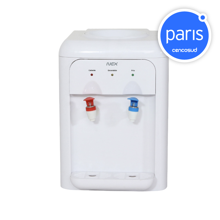 Dispensador de Agua Blanco Nex en oferta pagando con CencoPay en Paris