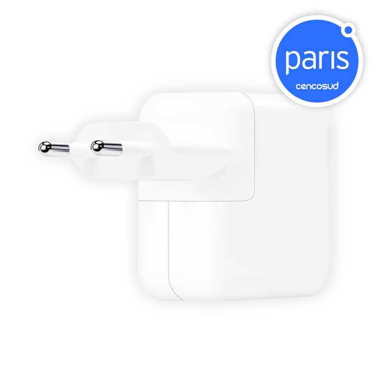 Apple Adaptador de Corriente USB‑C de 30W en oferta pagando con CencoPay en Paris
