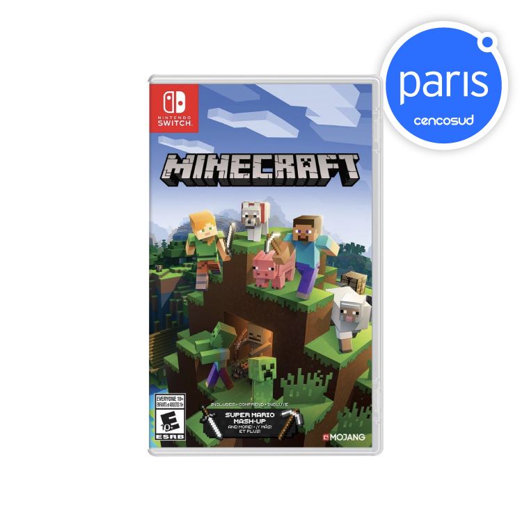 Juego Nintendo Switch Minecraft en oferta pagando con CencoPay en Paris