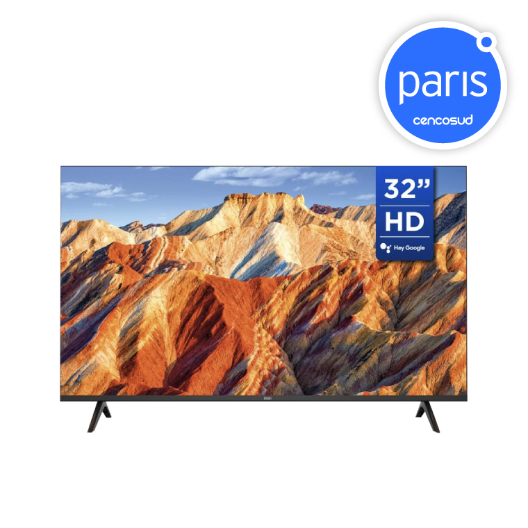 Smart TV 32" BGH HD Android en oferta pagando con CencoPay en Paris