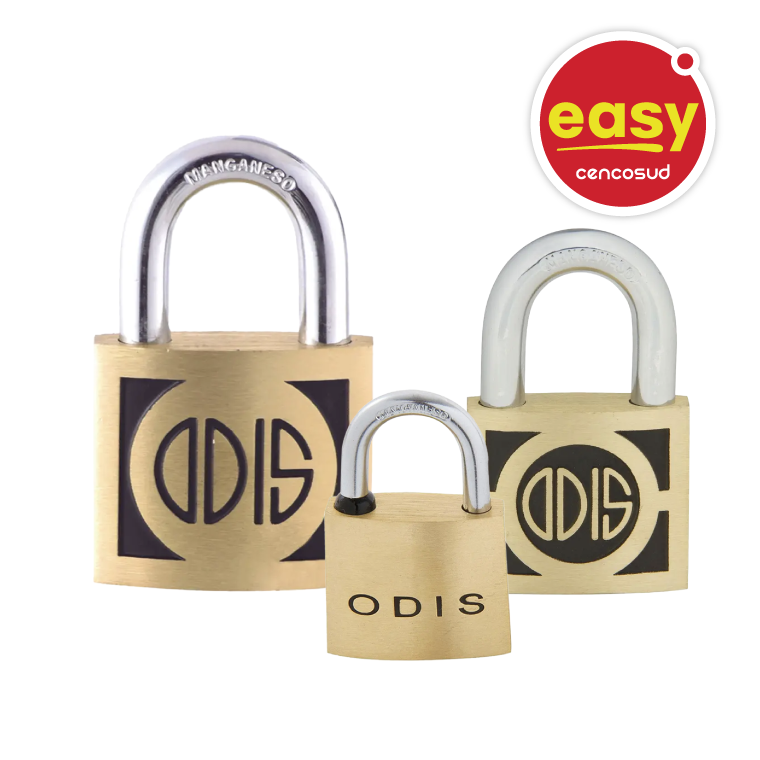 Candados Odis Interior/Exterior Bronce Odis. Productos Seleccionados en oferta pagando con CencoPay en Easy