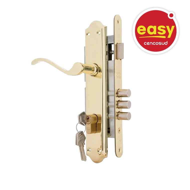 Cerradura Embutida Manilla Acceso 1/2 Derecha Bronce Anna Poli en oferta pagando con CencoPay en Easy