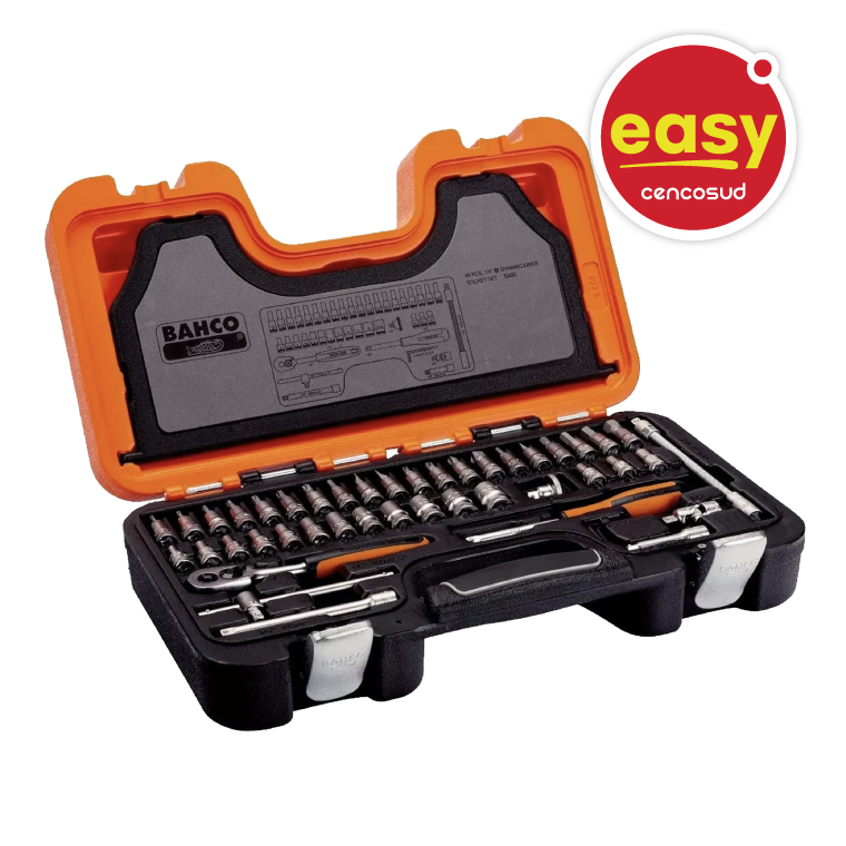 Dados y Accesorios 46 Piezas Bahco en oferta pagando con CencoPay en Easy