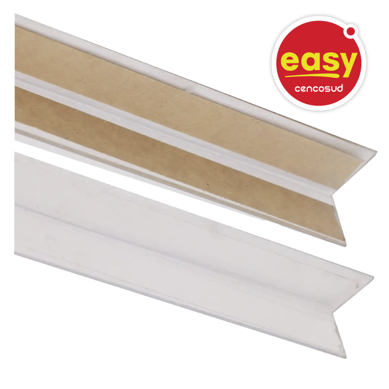 Esquinero 122x2,2x2,2cm Transparente Dvp en oferta pagando con CencoPay en Easy