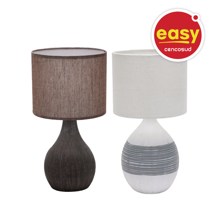 Lámpara Sobremesa 1L E27 Fiore 1 o Toscana III Abitare en oferta pagando con CencoPay en Easy