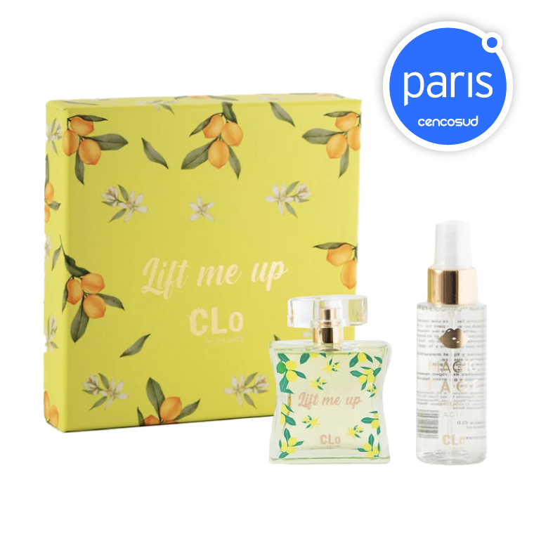 Perfume Lift Me Up EDP Mujer 50 ml + Bruma Facial CLo en oferta pagando con CencoPay en Paris
