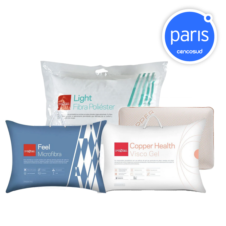 Almohadas Rosen. Exclusivo Online en oferta pagando con CencoPay en Paris