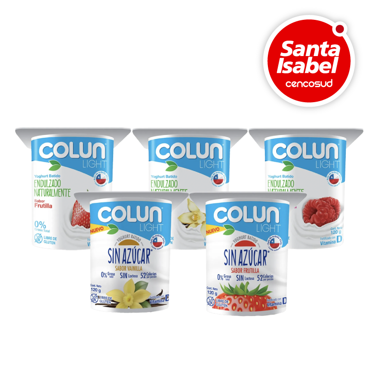 Yogurt Colun en oferta pagando con CencoPay en Santa Isabel