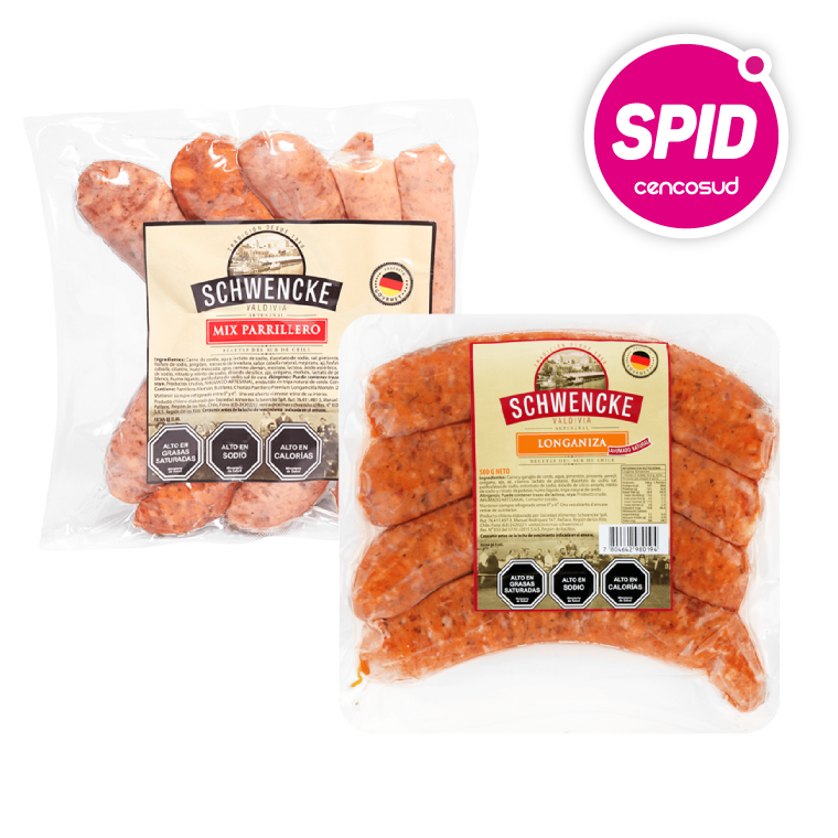 Longaniza Schwencke en oferta pagando con CencoPay en Spid