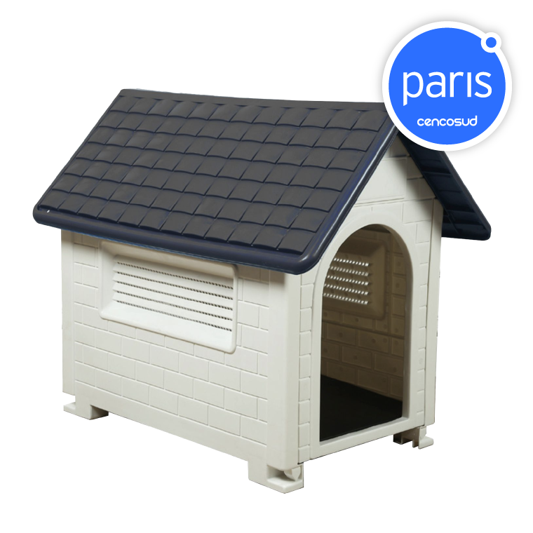 Casa Para Perros Mascota 82x54x71 Duke Petwoow Color Gris en oferta pagando con CencoPay en París