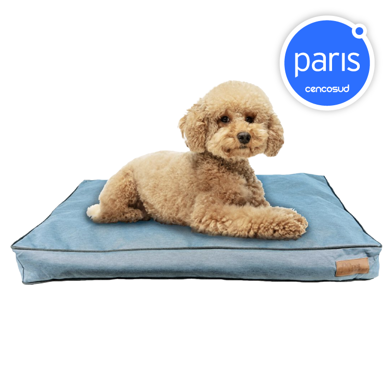 Cama para mascota perro bruno 74x48x10 cm M en oferta pagando con CencoPay en París
