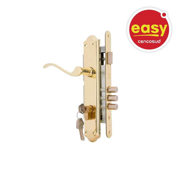 Cerradura Embutida Manilla Acceso 1/2 Derecha Bronce Anna Poli en oferta pagando con CencoPay en Easy