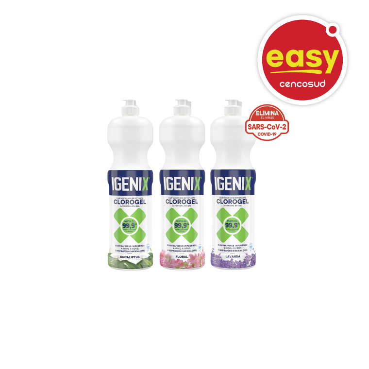 Limpiador Clorogel Igenix 900ml. Variedades en oferta pagando con CencoPay en Easy