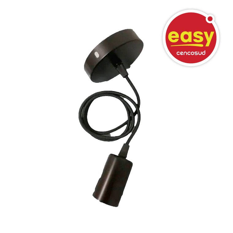Porta lámpara decorativa 1L E27 Vintage Pro-Lighting en oferta pagando con CencoPay en Easy