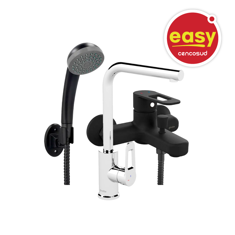 Grifería Monomando Stretto. Productos Seleccionados en oferta pagando con CencoPay en Easy