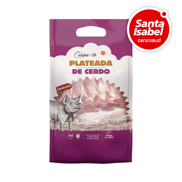 Plateada Cerdo Cong. Cuisine & Co Kgen oferta pagando con CencoPay en Santa Isabel