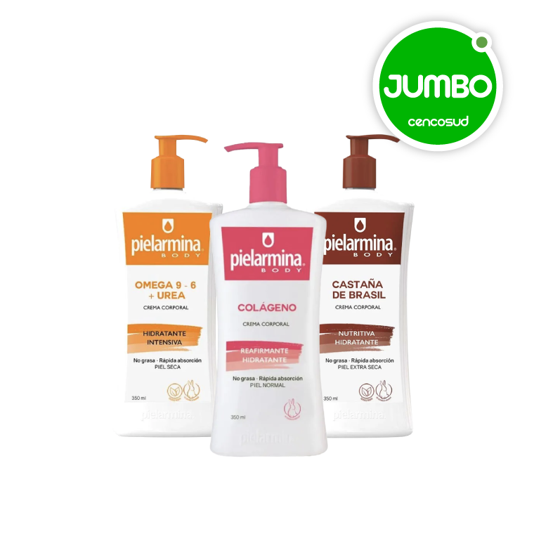Crema Corporal Pierlarmina Esenciales 350ml Variedadesen oferta pagando con CencoPay en Jumbo