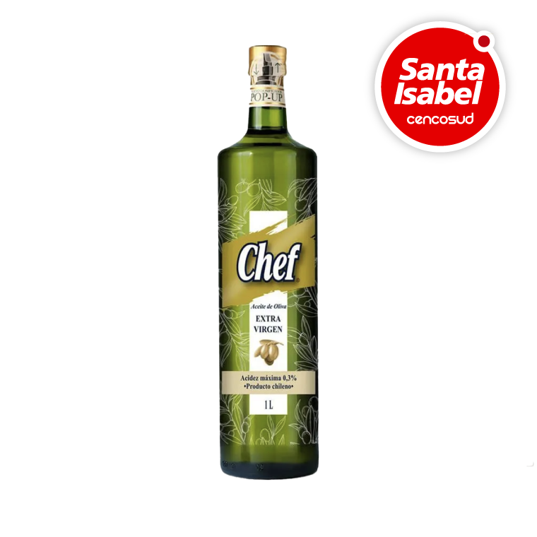 Aceite Oliva Extravirgen Chef 1Len oferta pagando con CencoPay en Santa Isabel