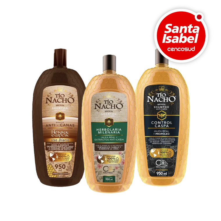 Capilar Tio Nacho Variedades 950ml en oferta pagando con CencoPay en Santa Isabel
