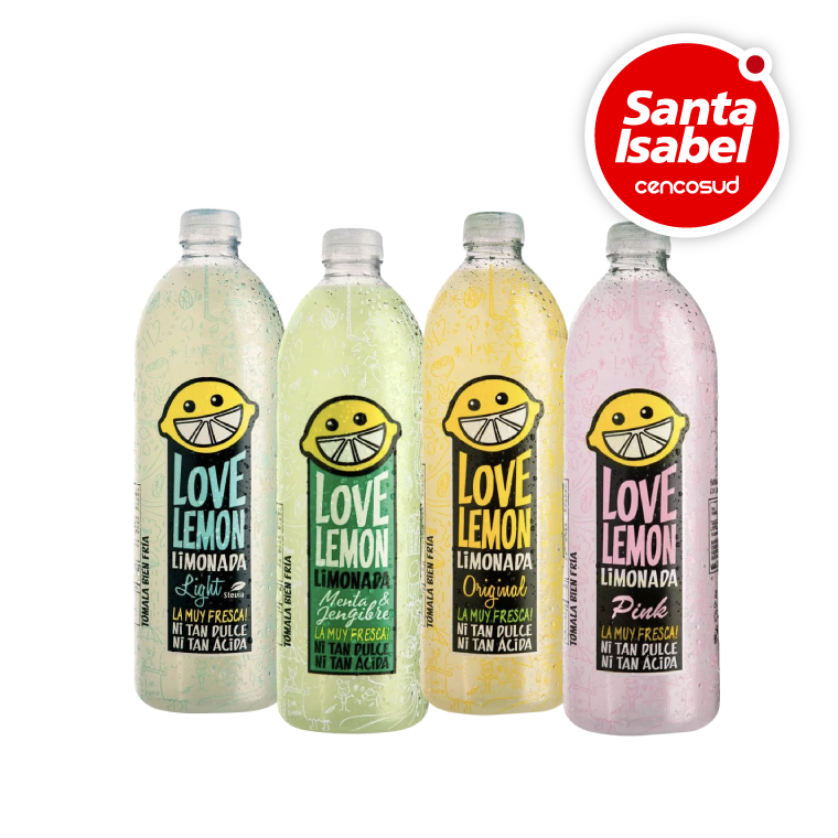 Limonada Love Lemon Variedades. 2Len oferta pagando con CencoPay en Santa Isabel