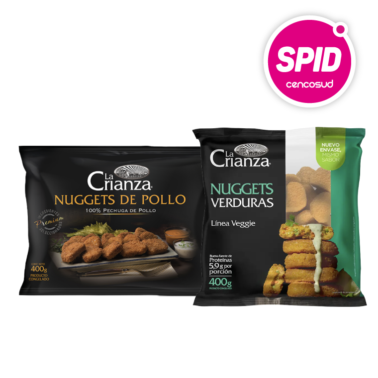 Nugget de Pollo La Crianza. 400gen oferta pagando con CencoPay en SPID