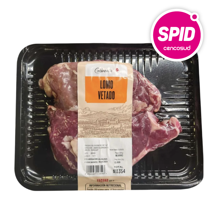 Carne Lomo Vetado, CAT V, Nacional o Importado Kg en oferta pagando con CencoPay en Spid