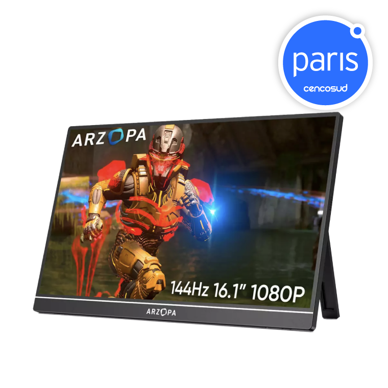 LED Monitor Portátil Gamer 16.1" FHD Z1FC 144 Hz en oferta pagando con CencoPay en Paris