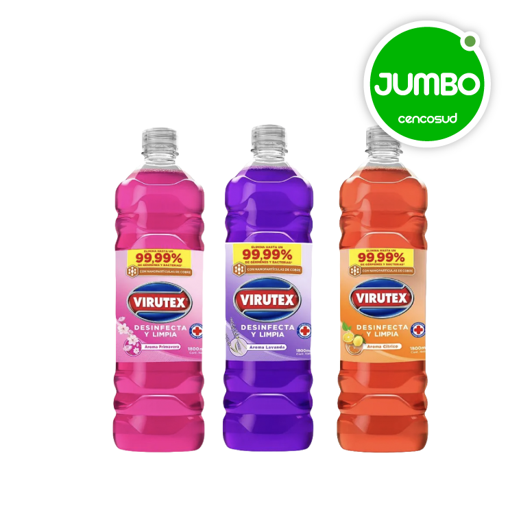 Limpia Piso Virutex 1.8Len oferta pagando con CencoPay en Jumbo
