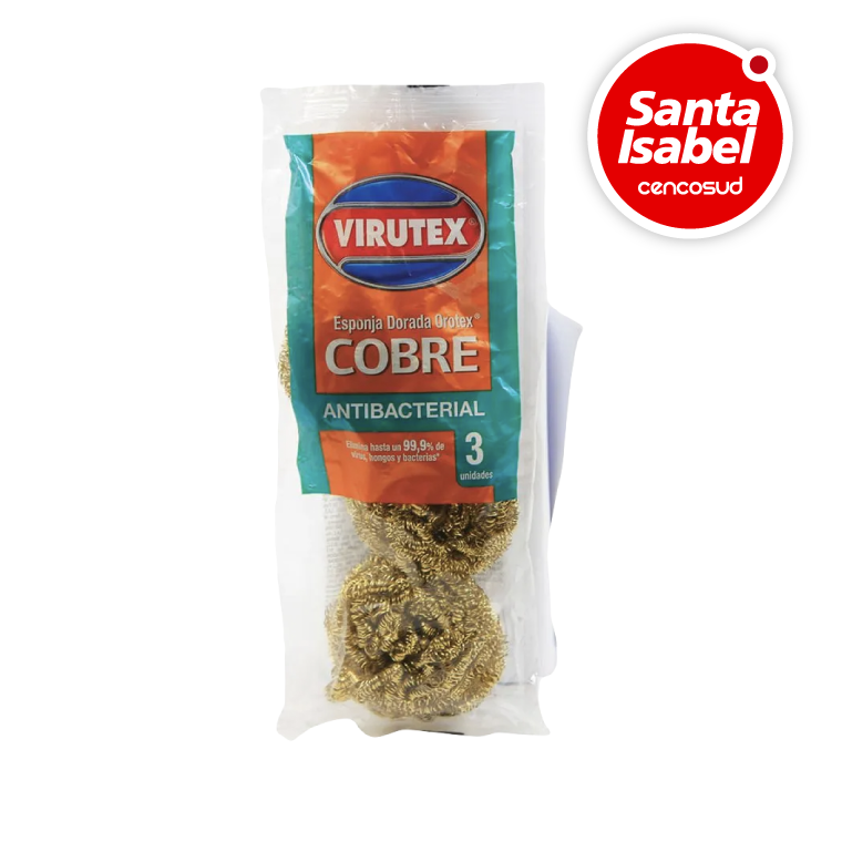 Esponja Orotex Virutex 3unen oferta pagando con CencoPay en Santa Isabel