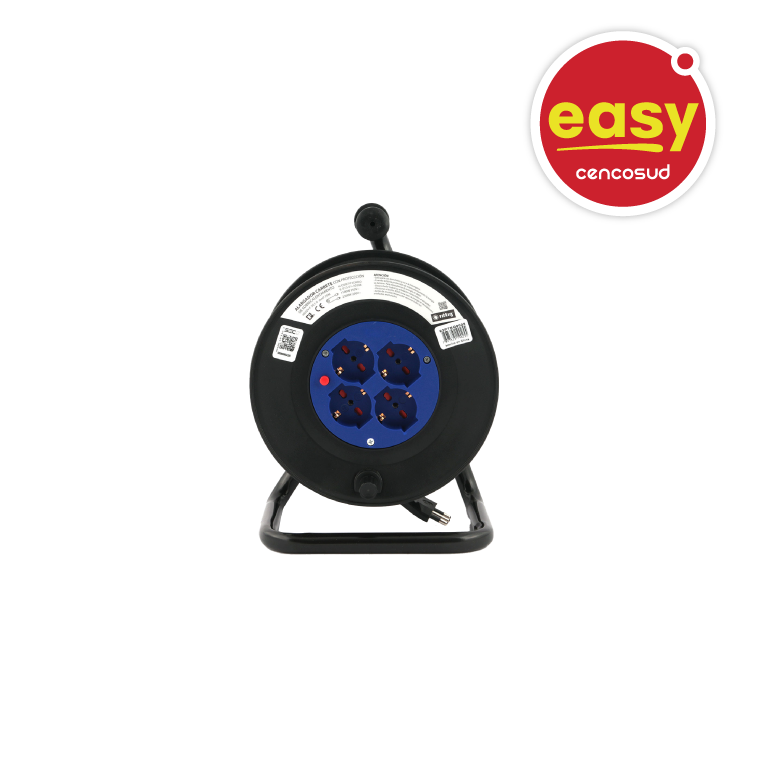 Alargador de Carrete con 4 Posiciones 15 Metros. Exclusivo Presencial en oferta pagando con CencoPay en Easy