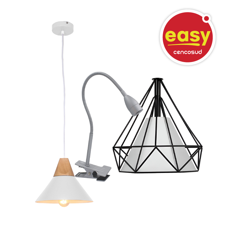 Lámparas de Colgar y de Escritorio. Productos Seleccionados en oferta pagando con CencoPay en Easy