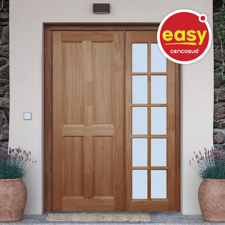 Mampara de Vidrio y Madera Sevillana o Nahuel en oferta pagando con CencoPay en Easy