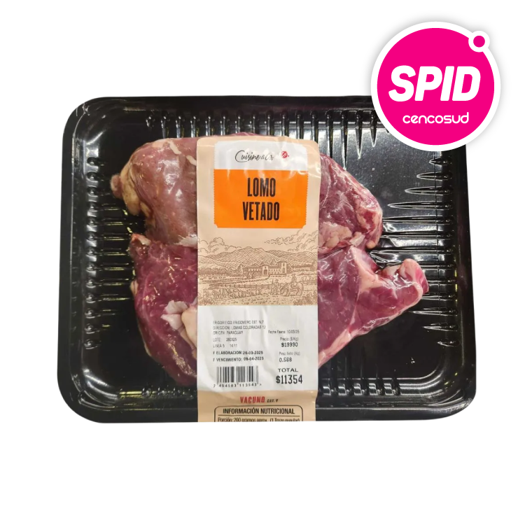 Carne Lomo Vetado, CAT V, Nacional o Importado Kg en oferta pagando con CencoPay en SPID