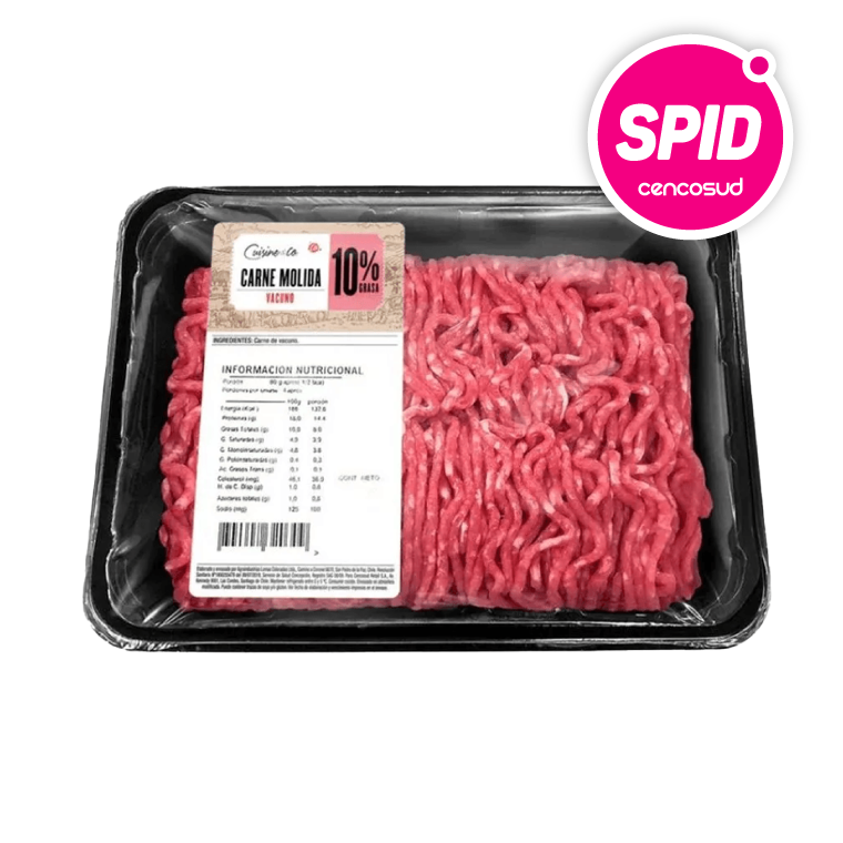Carne Molida de Vacuno 10% Grasa 250g en oferta pagando con CencoPay en SPID
