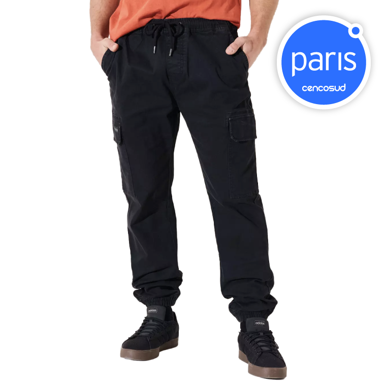 Pantalón Jogger con Bolsillos Cargo Marca Aussie en oferta pagando con CencoPay en Paris