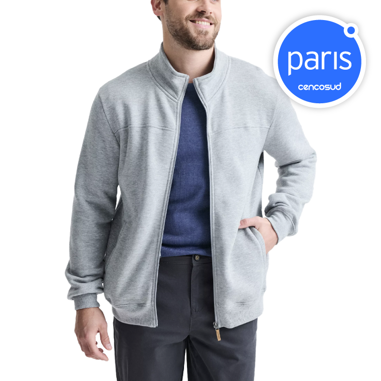 Polerón Básico Cuello Redondo Marca Rain Forest. Exclusivo Online en oferta pagando con CencoPay en Paris