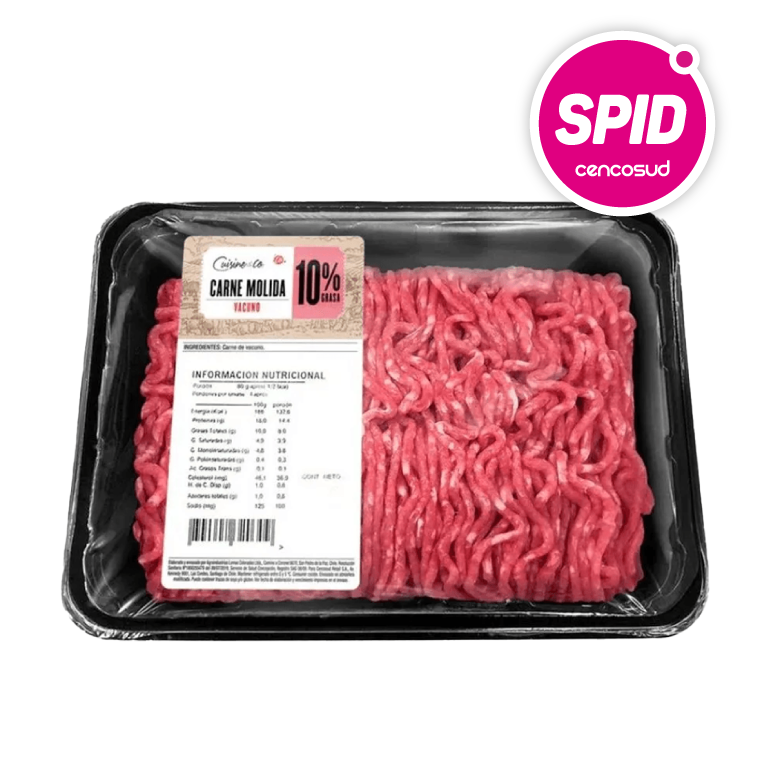 Carne Molida de Vacuno Cuisine & Co 10% Grasa 250g en oferta pagando con CencoPay en SPID