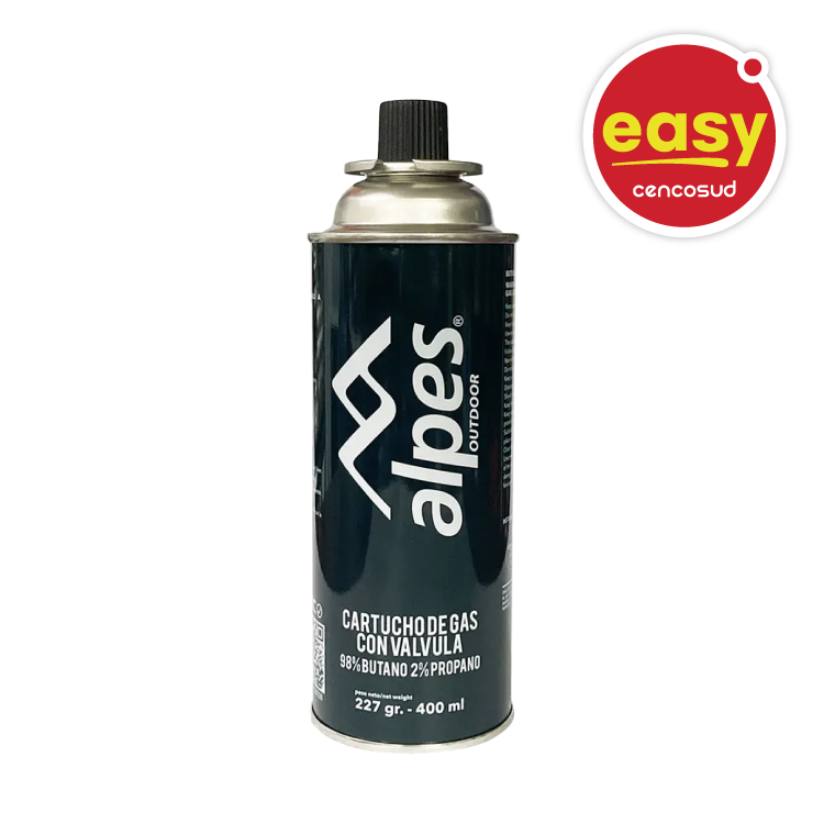 Cartucho de Gas Butano Alpes 227g en oferta pagando con CencoPay en Easy