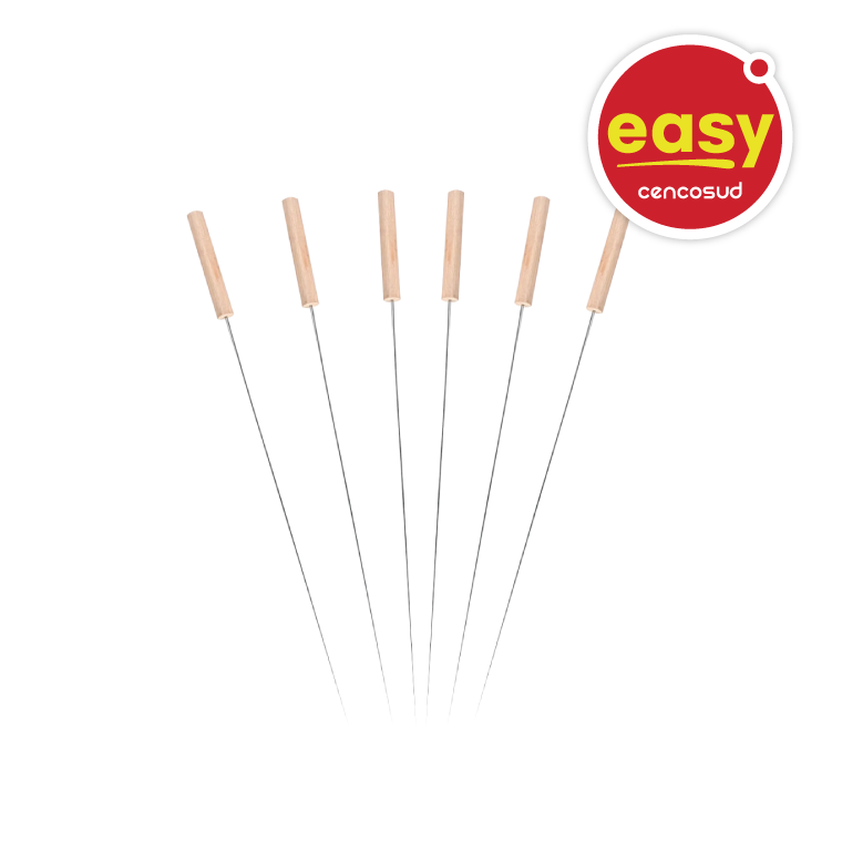 Pack Fierros Para Asado Beef Maker 8un en oferta pagando con CencoPay en Easy