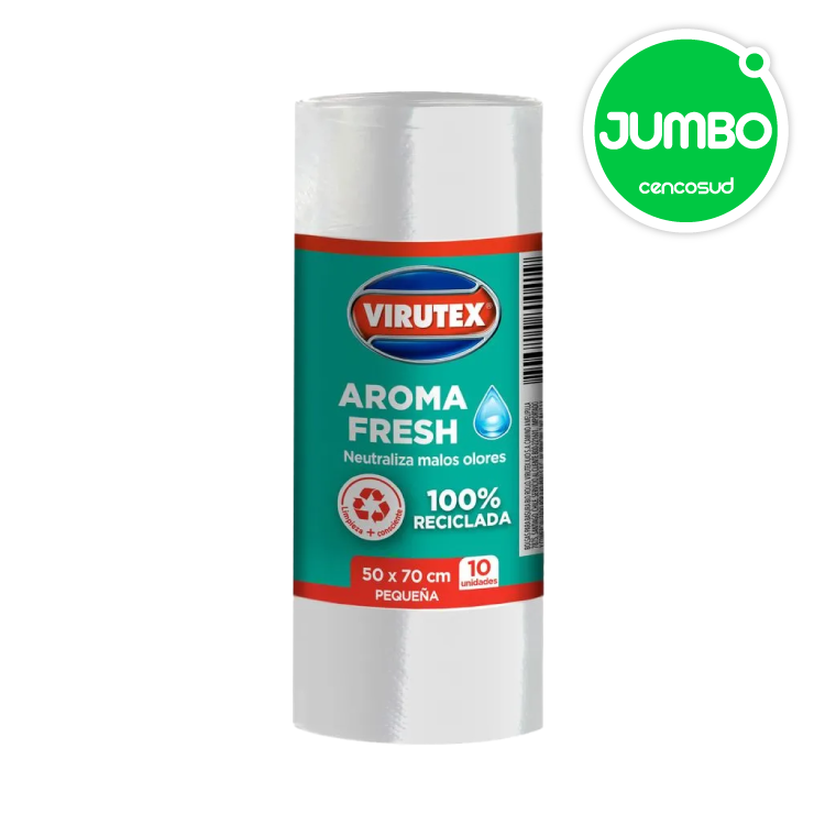 Bolsa Blanca Virutex 50x70 en oferta pagando con CencoPay en Jumbo