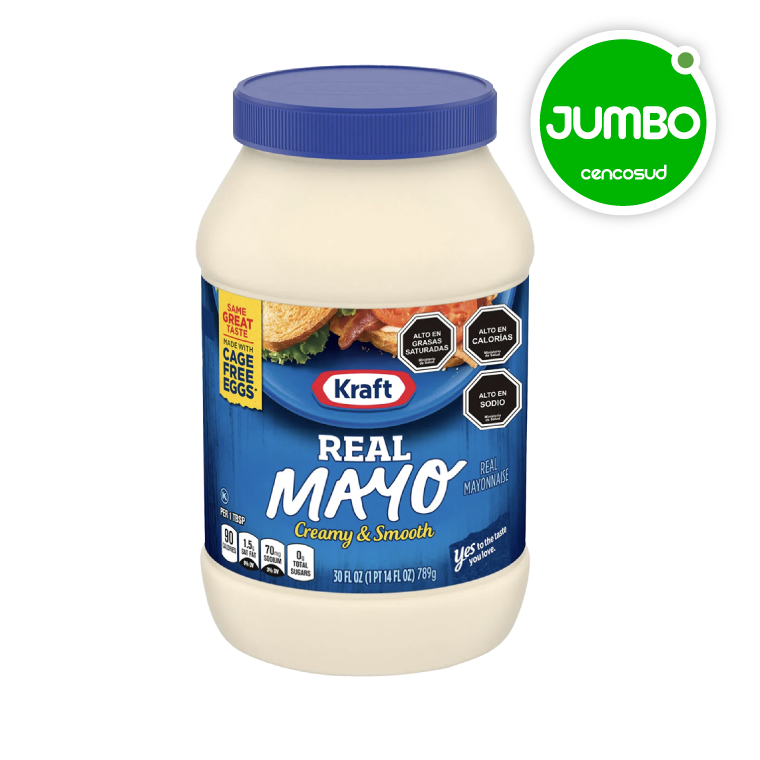 Mayonesa Kraft Pote 789g en oferta pagando con CencoPay en Jumbo