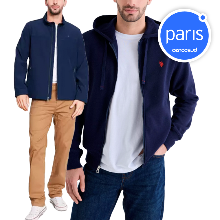 Moda Hombre Marcas Calvin Klein, Major League Baseball, NBA, Tommy, USPolo ASSN. Productos Seleccionados. Exclusivo Online en oferta pagando con CencoPay en Paris
