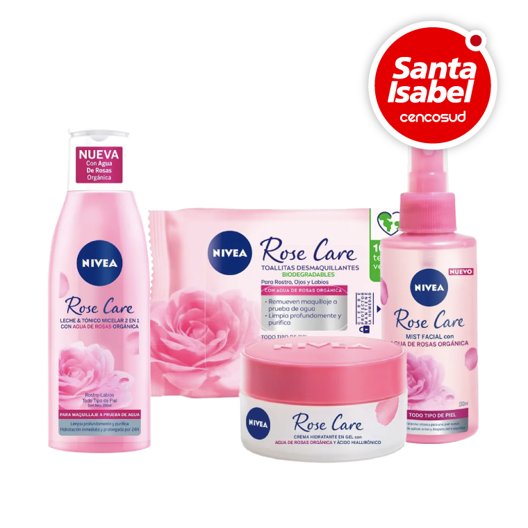 Rutina Facial Nivea Roses en oferta pagando con CencoPay en Santa Isabel