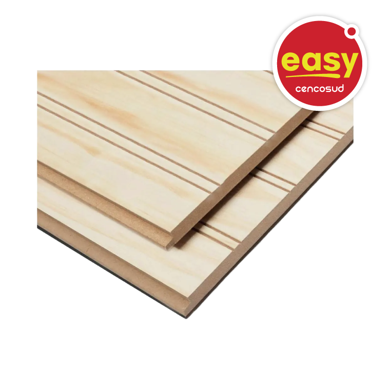 Tablero MDF Ranurado 9mm en oferta pagando con CencoPay en Easy