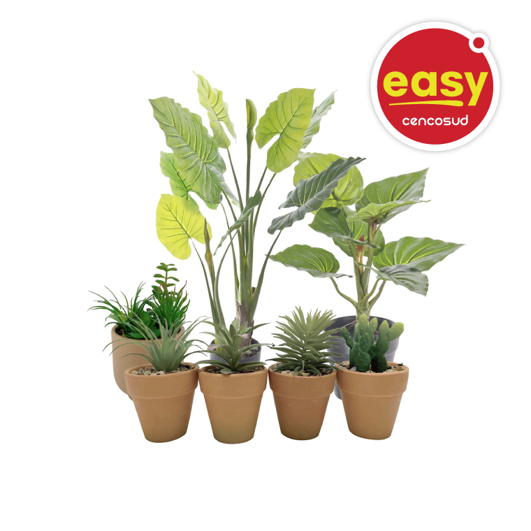 Todo Plantas Artificiales Outzen en oferta pagando con CencoPay en Easy