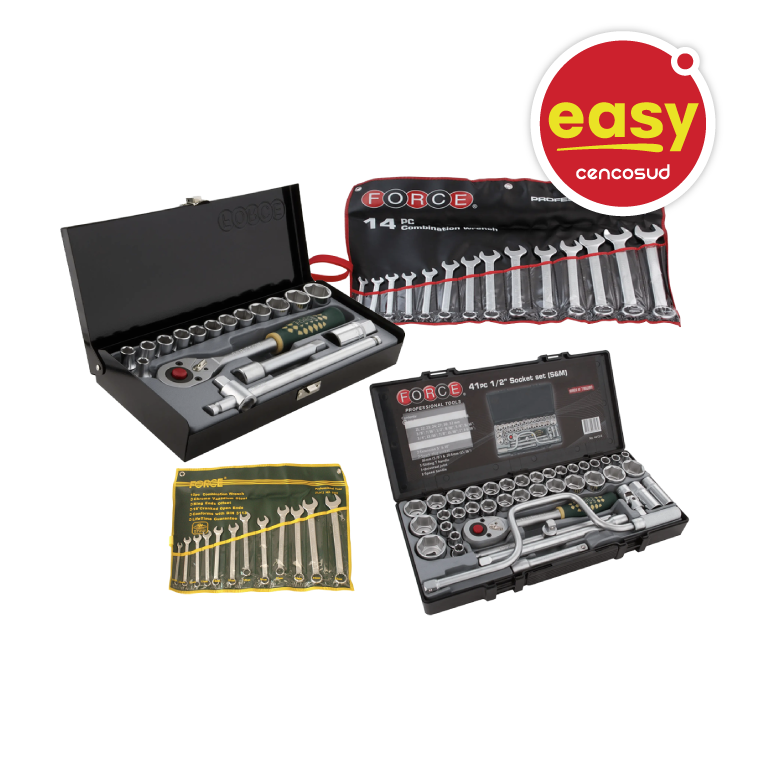 Todo Juegos de Herramientas Force en oferta pagando con CencoPay en Easy