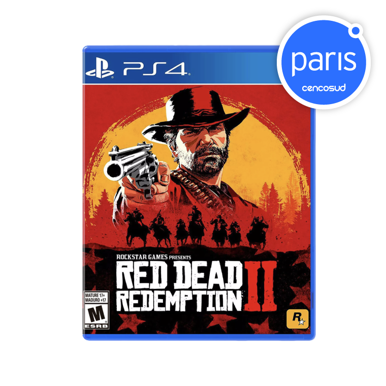 Juego PS4 Red Dead Redemption 2 en oferta pagando con CencoPay en Paris
