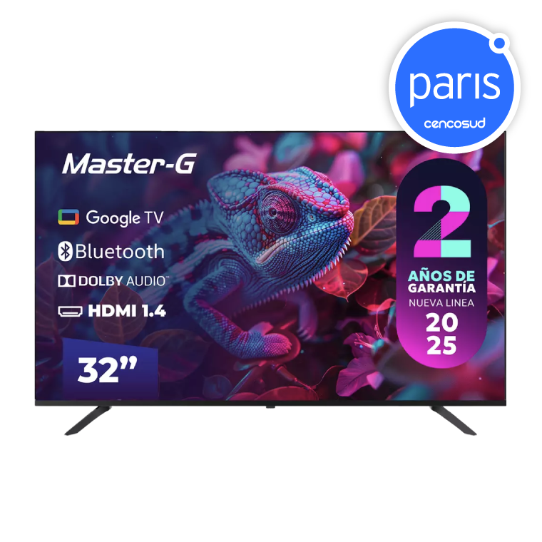 LED Smart TV Master-G 32' HD MGG32HFK en oferta pagando con CencoPay en Paris